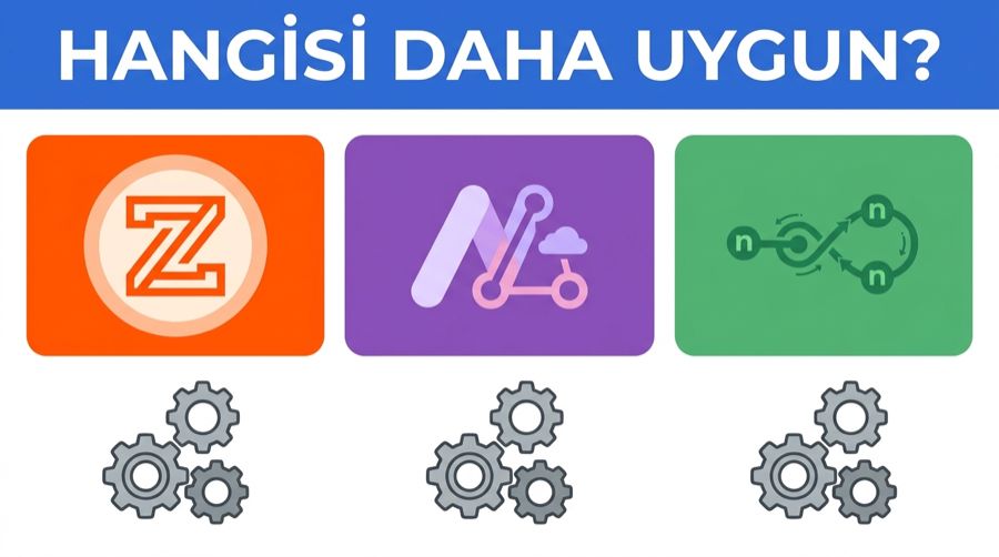 n8n vs Make vs Zapier: KOBİ İçin Hangisi Daha Uygun?